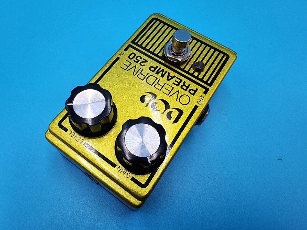 DOD Overdrive Preamp 250 Gold Guitar Effect Pedal 90s Reissue Bass