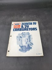 Ford Zenith 1V 2V Carburetors Service Repair ...