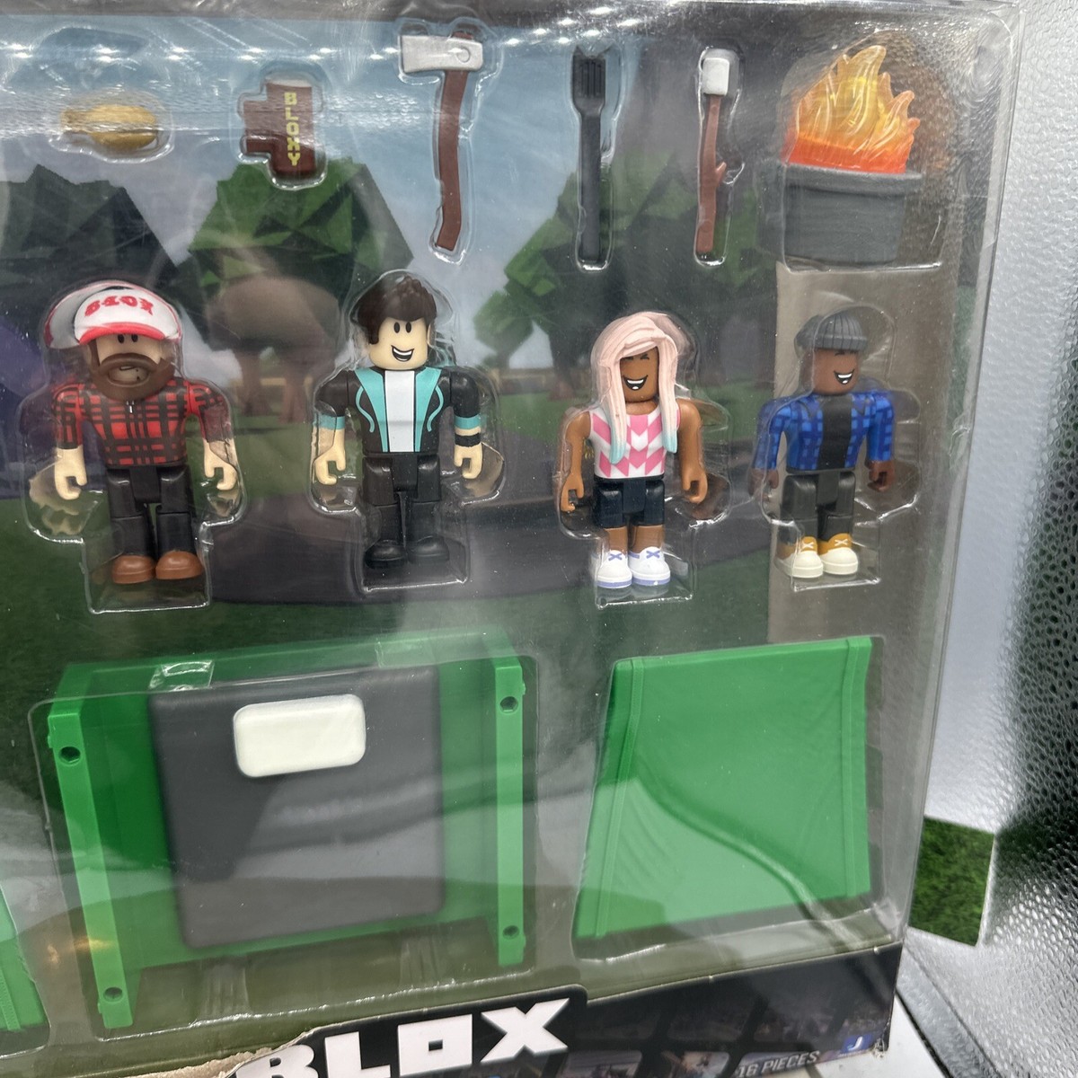 Conjunto de Mini Figuras - Roblox - Welcome To Bloxburg Camping Crew - Sunny