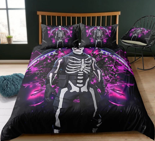 Fortnite Flannel Throw Quilt Cover Bed Set Single Double Queen King Size Gift - Bild 2 von 9