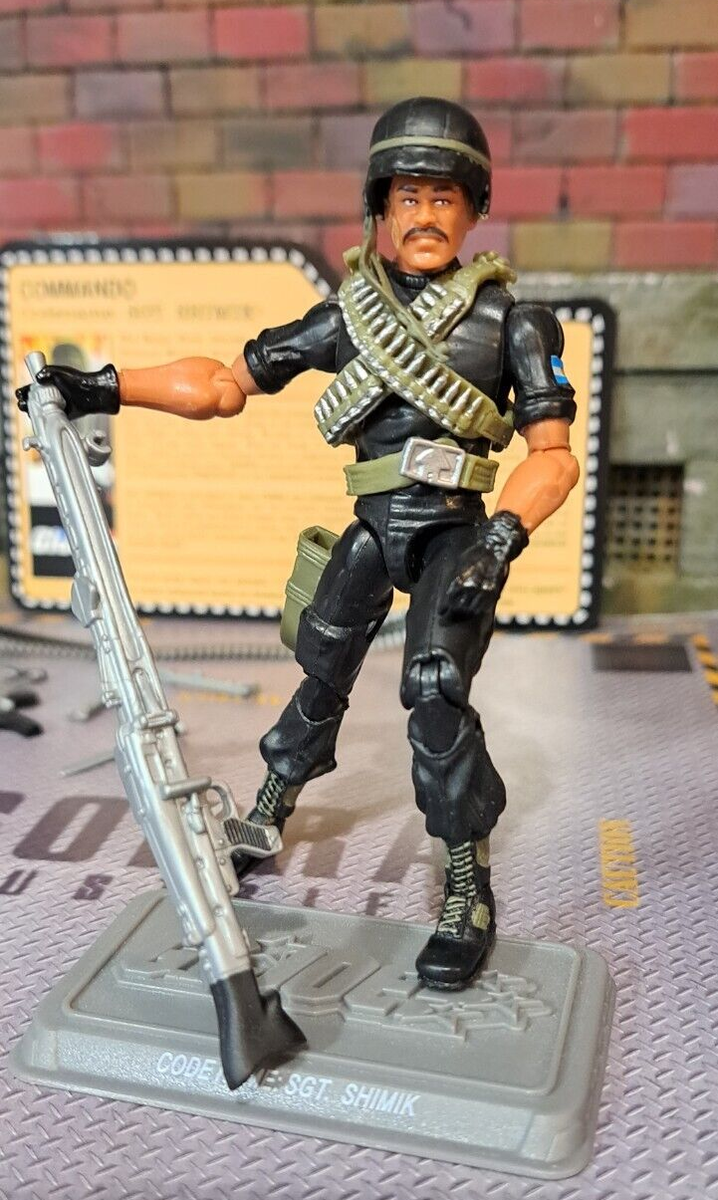 GI JOE ~ 2009 SGT SHIMIK ~ 100% & CARD ~ JOECON INTERNATIONAL