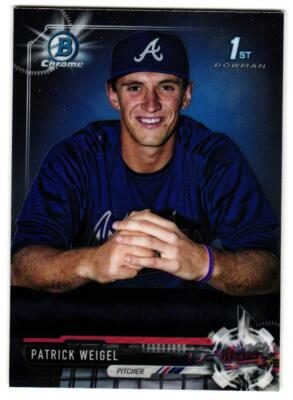 2017 Bowman Patrick Weigel #BCP74 Chrome Prospects