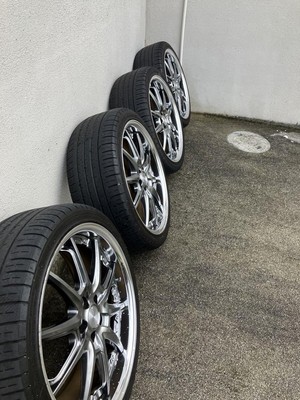 WORK LANVEC LS10 4Wheels 18inch 7.5J +41 5×100 NO TIRE For PRIUS 