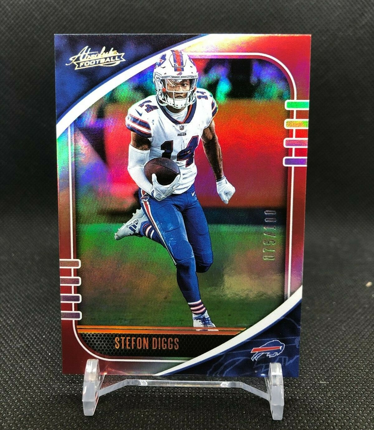 2020 Panini Absolute Stefon Diggs SPECTRUM RED /100 #66 BILLS 🔥