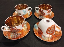 VERY RARE! WATTS Contemporaries breakfast cups/saucers from Selfridges London