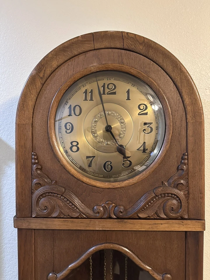 1920-е HEANINA, Hawina НЕМЕЦКИЕ Напольные Часы с Оригинальным Соответствующим Циферблатом - Изображение 2 из 4