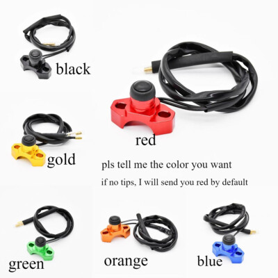 Universal CNC Engine Stop Start Kill Switch Button For Dirt Bike Quad ATV