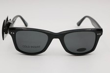 Prive Revaux Dicey Black/Black Square 807M9 Polarized Sunglasses 50-22-140