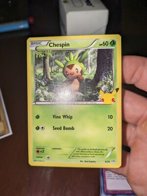 Pokémon TCG Chespin McDonalds Promos 2/12 Holo | eBay