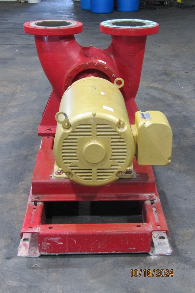 😏 BOMBA CENTRÍFUGA BELL & GOSSETT 10x10x13LHR CON MOTOR BALDOR 125 CV Foto 4 de 4