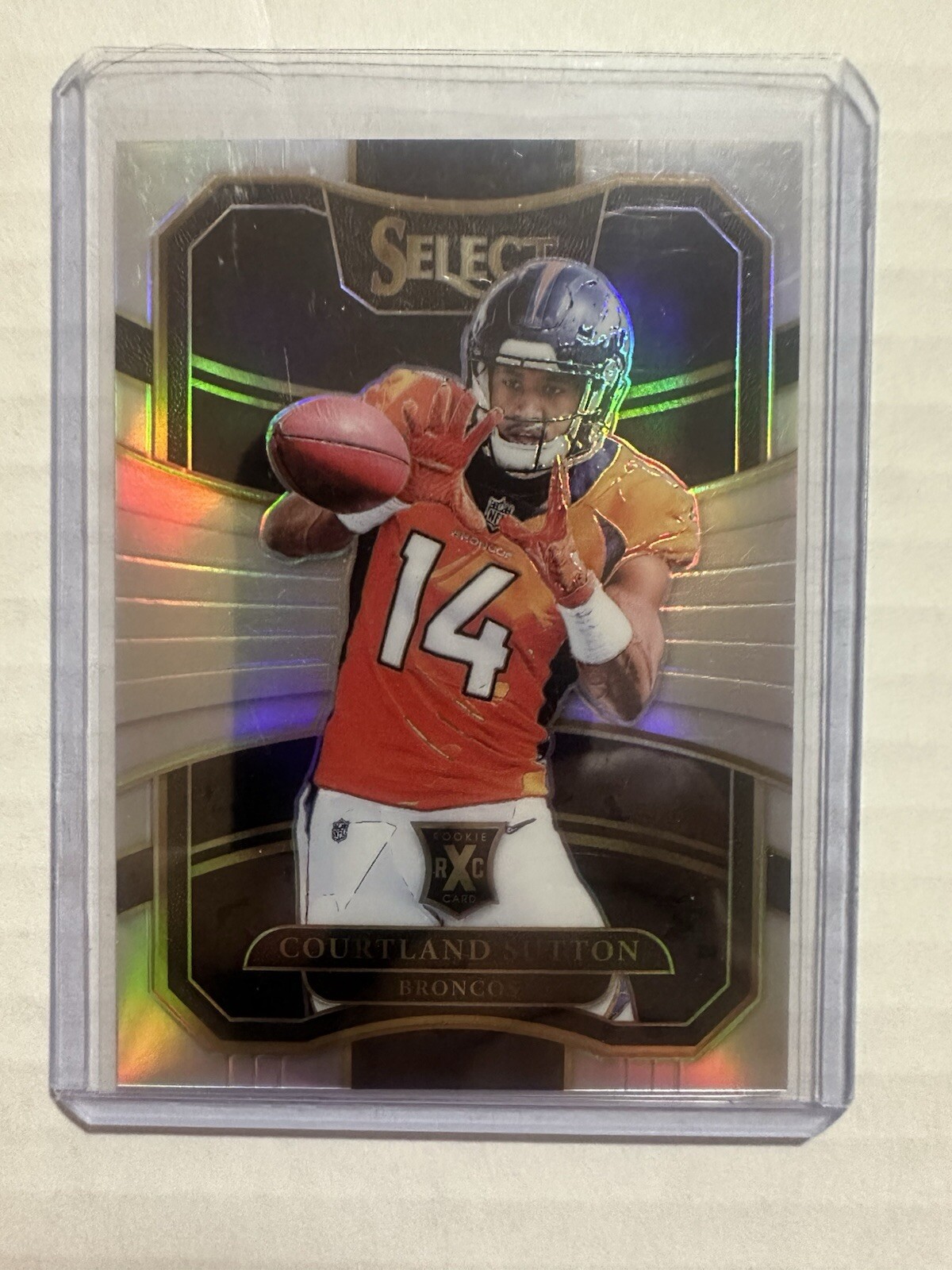 2017 Select Courtland Sutton XRC Silver Prizm