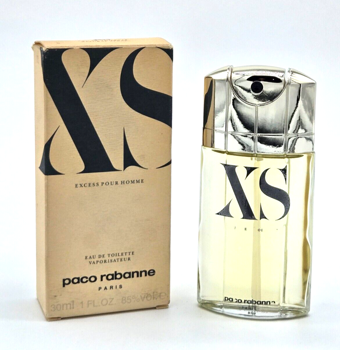 VINTAGE XS for Men by Paco Rabanne 1.0oz EDT Spray NEW Original