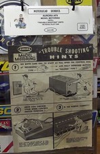 AURORA, MODEL MOTORING, 1970's "TROUBLE SHOOTING" HINTS SHEET, VERY RARE 