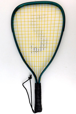 Spalding Clash Green Racquetball Racquet Sz. Extra Small Case Included Good-Used