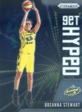 2021 Panini Prizm WNBA BREANNA STEWART #1 GET HYPED INSERT STORM LIBERTY