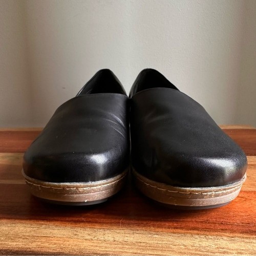 Softwalk Addie schwarze Leder D'Orsay Slipper Clogs Schuhe Damengröße 9,5 neu ohne Etikett - Bild 14 von 15