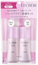 Kose LECHERI Lift Glow Lotion & Emulsion III  Mini Kit Set Floral Fragrance