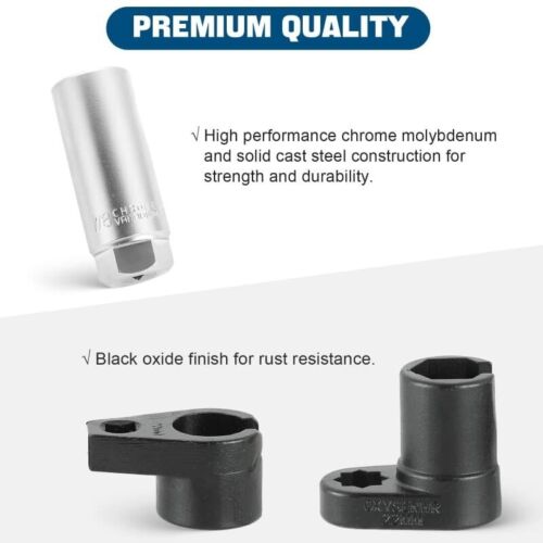Steckdosen Para Sondas Lambda Herramienta Automotriz Llave Extractora Universal 3 Stück - Bild 5 von 6