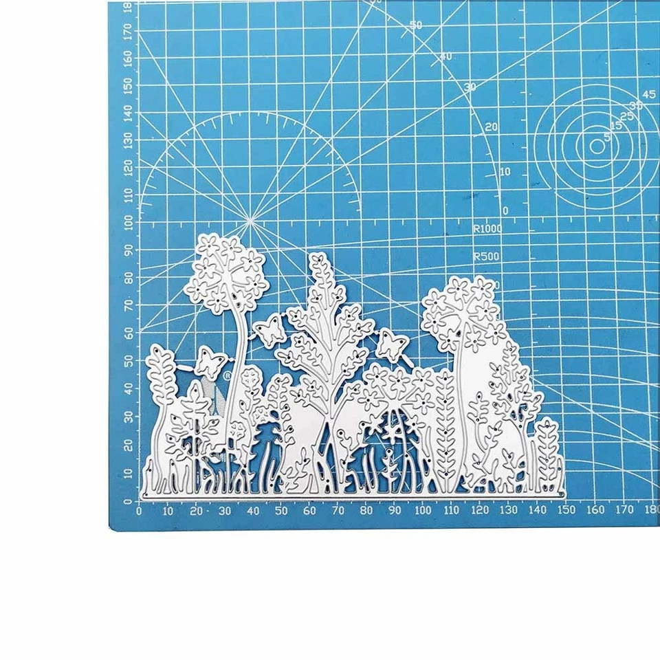 Blumen Gras Metall Stencil Cutting Dies Scrapbooking Stanzschablone Album Karten - Bild 2 von 3