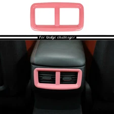 Pink Rear Air Conditioner Outlet Vent Trim for Dodge Challenger 2015+ Accessorie