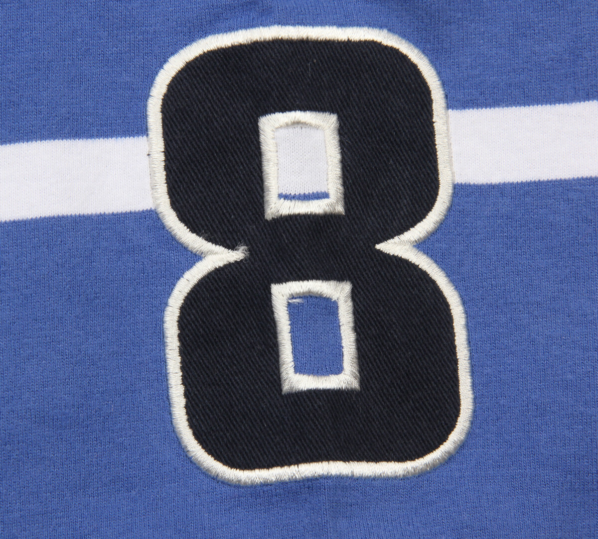 Kevingston Argentina #8 Mens Rugby Polo Shirt Blue Slim Fit