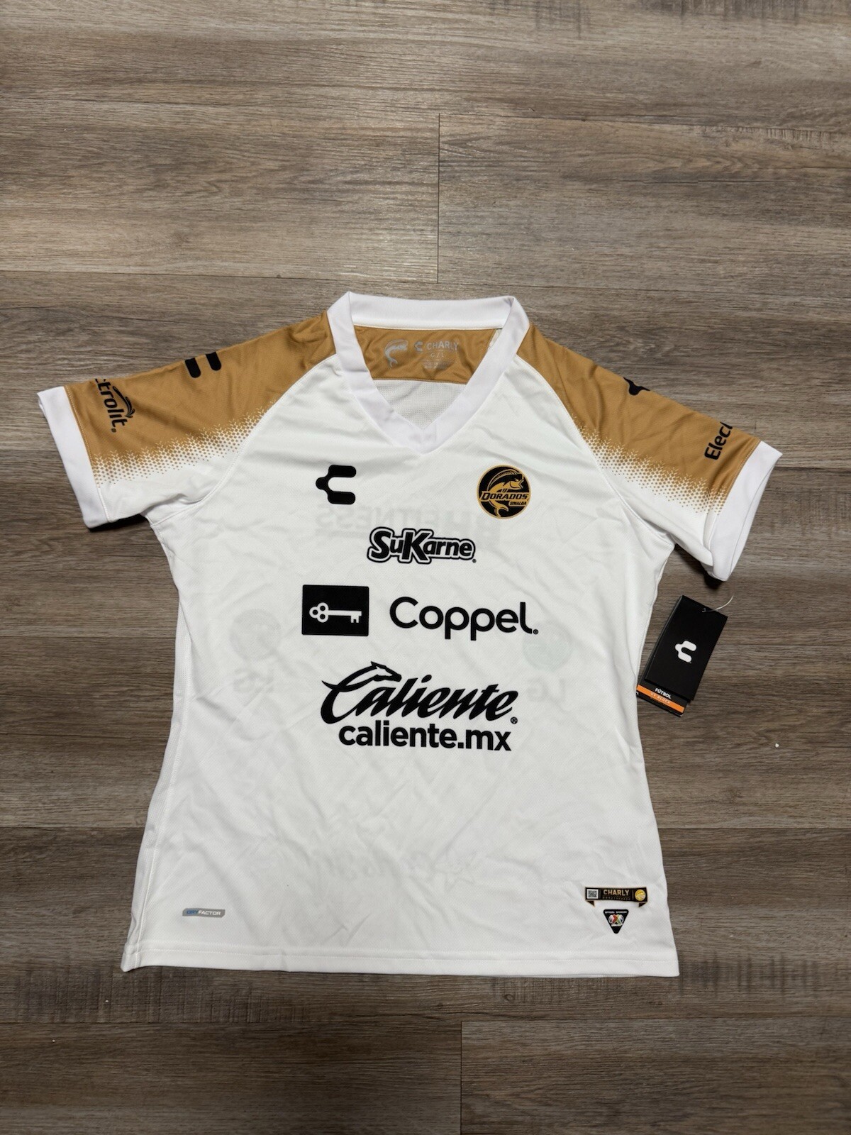 NWTCharly Dorados De Sinaloa 2020 Away Soccer Jersey Womens Size Large