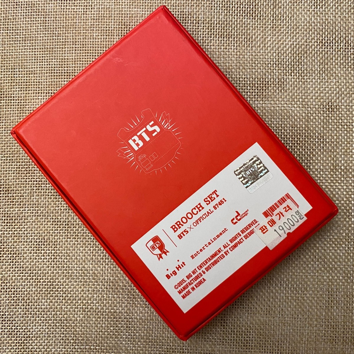 BTS 2015 [ HYYH Life On Stage ] Official Brooch Set Badge / New