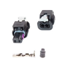 2 Poliger Reparatursatz Stecker f&uuml;r Alfa Fiat Lancia wie 4F0973702 #B205