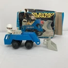 Playmobil Playmo Space 3557 VTG Lunar Excavator Astronaut w/Box INCOMPLETE