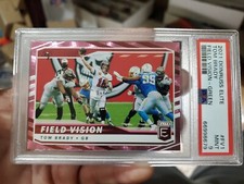 TOM BRADY 2021 ELITE FIELD VISION PINK SP #FV1 PATRIOTS PSA 9🔥