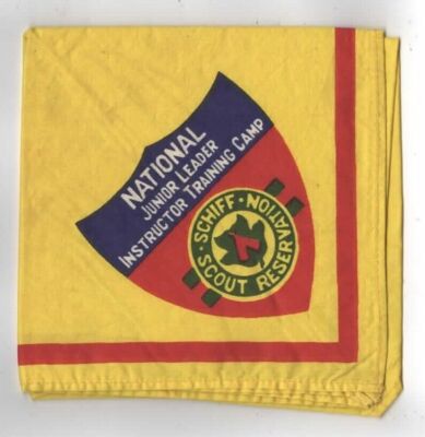 National Junior Leader Instructor Training Camp Schiff Scout Res. Neckerchief [N