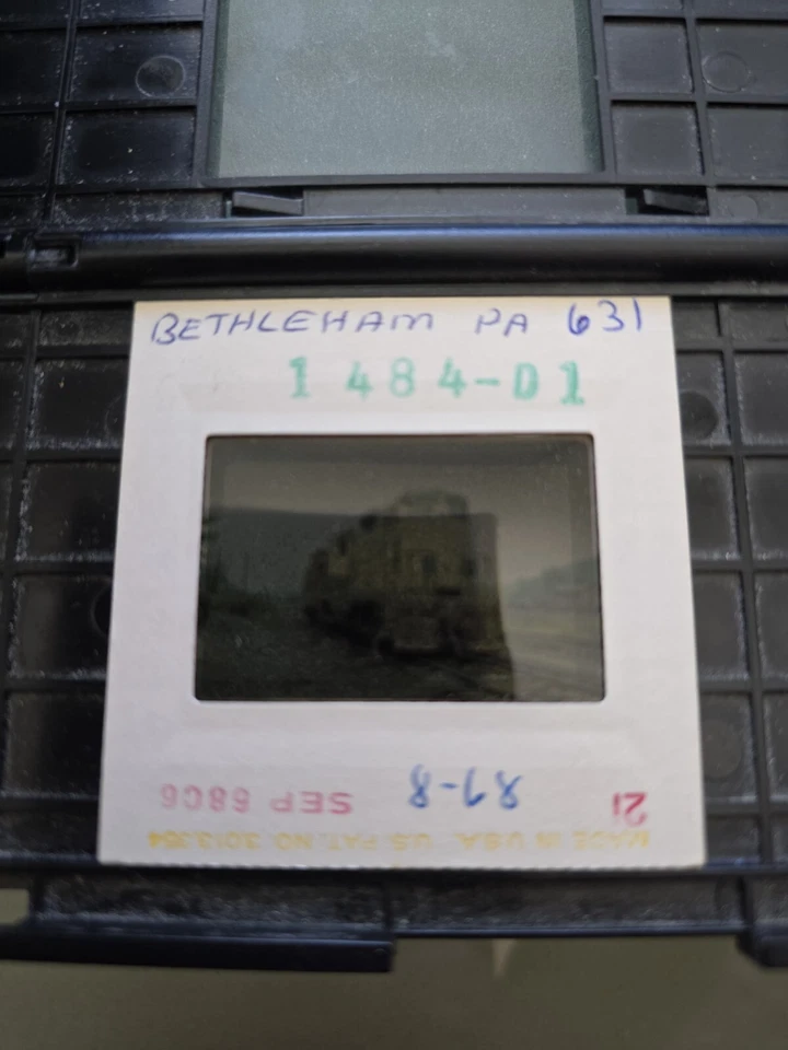 Ferrocarril Slide Reading Railroad RDG 631 EMD GP7 Bethleham PA 8-68 (8Y) Foto 2 de 2