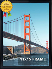 11X15 Picture Frame Black for Wall Hanging 11 X 15 Frame Wall Mounting Horizont