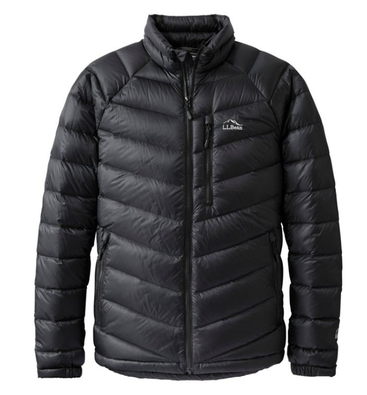Mens Black Packable Puffer Coat Size Medium