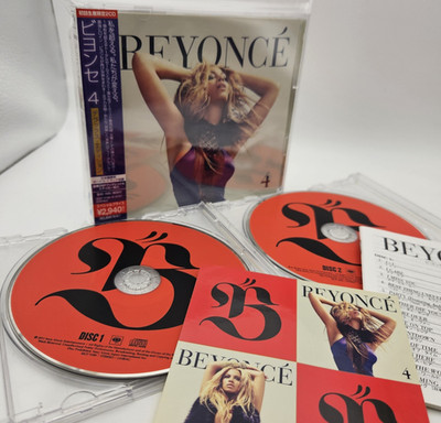 BEYONCE 4 Japan Deluxe Edition 2CD SICP 3185~6 w/OBI Bonustrack CD-Extra Sticker