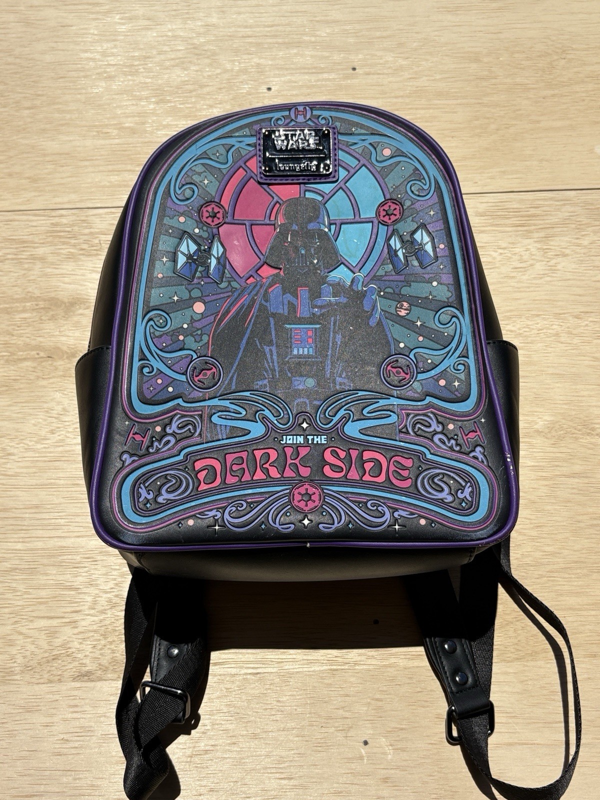Loungefly Star Wars Darth Vader Dark Side GitD Mini Backpack - Exclusive