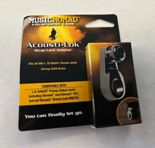 NEW - Music Nomad Acousti-Lok Strap Lock Adapter For Metric Output Jacks MN271