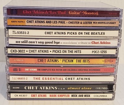 Chet Atkins - Chester Lester CD Collection, 10 different titles, 11 discs.