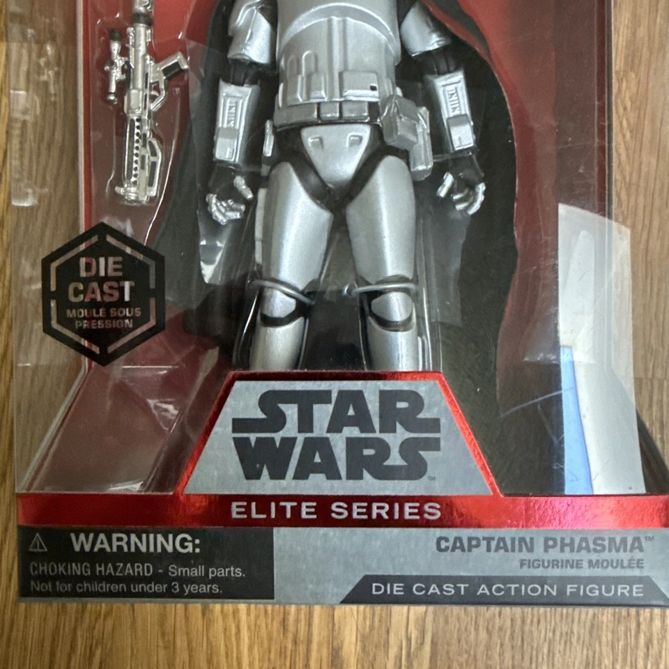 Star Wars Elite Series Disney Captain Phasma Die Cast Collectors Figure #op1 - Image 3 of 4
