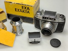 Exa 1a M42 + 50mm F2.9 M42 Boxed + 2x Waist Level Finder