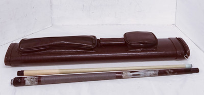 McDermott E-L1 pool cue wolf Graphic inlay w/ case