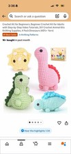 Crochet Kit for Beginners, Beginner Crochet Kit for Adults with Step-by-Step Vid