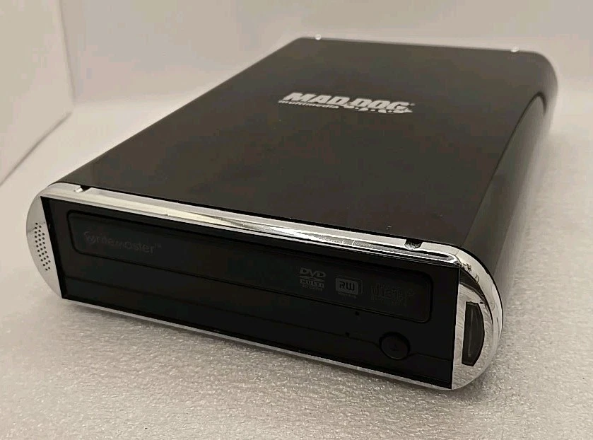 MAD DOG MULTIMEDIA external DVD-RW DRIVE - (Untested) Powers on Fan Runs  - Image 2 of 4