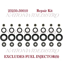 Repair Kit for Fuel Injectors for 1990 1991 1992 Lexus LS400 4.0L V8 23250-50010