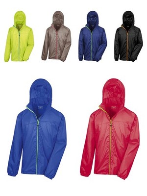Result: leichte Herren Hdi Quest Stowable Jacke winddicht atmungsaktiv R189X Neu