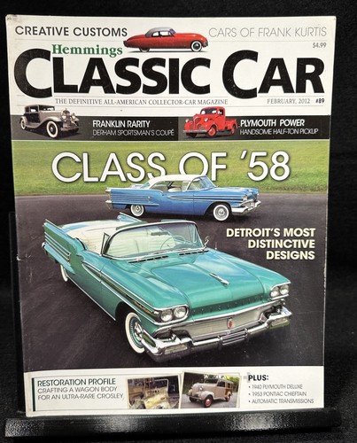 Hemmings Classic Car Magazine - February 2012 (#89): Class of '58 - Detroit - Picture 1 of 4