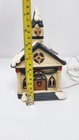 VINTAGE Pacific Rim Ceramic Church Christmas Decoration Model#1955 Lighted Works — photo 8