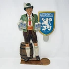 Vintage Lowenbrau Beer German Lederhosen Vacuform Plastic Advertising Sign