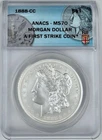 2023 Fiji $1 1888-CC Morgan Silver Dollar ANACS MS 70 First Strike 1 oz .999