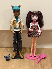 Monster High Forbitten Love Draculaura & Clawd Doll’s With Pet, Bag & Stand’s